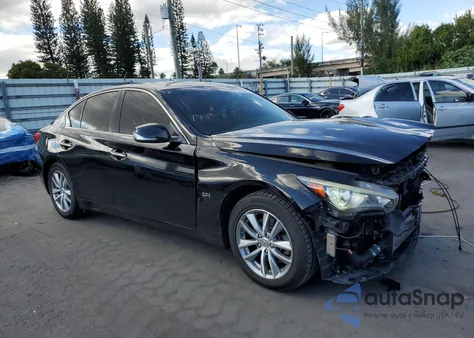 2017 Infiniti Q50 Base z USA, uszkodzony, nr VIN JN1CV7AP2HM640673